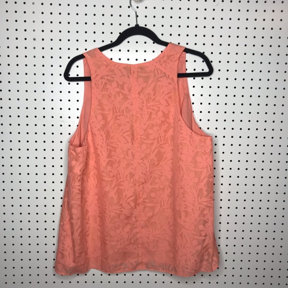 Banana Republic Coral Floral Tank Blouse - Picture 2 of 2